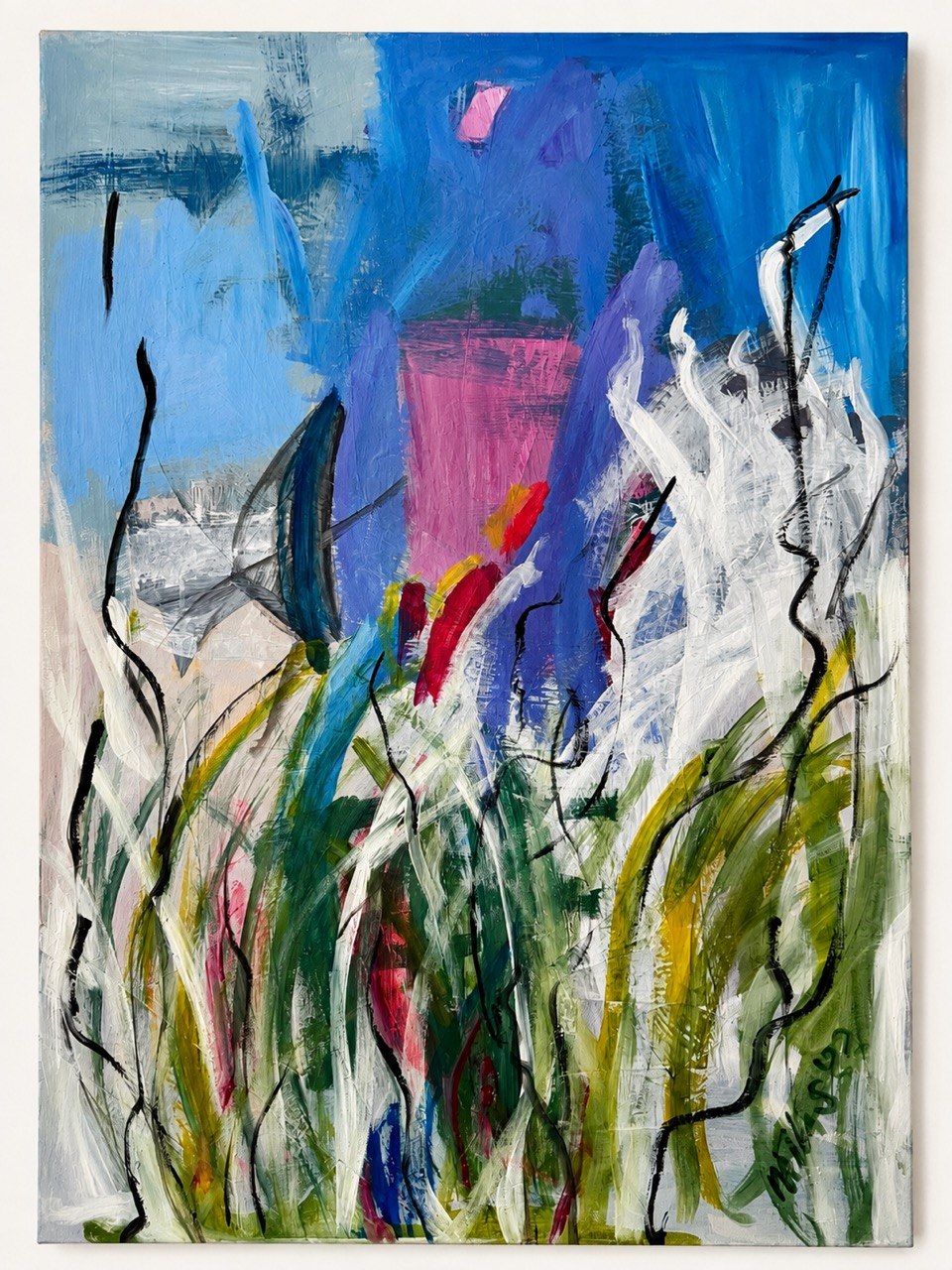 Blue Garden Rising